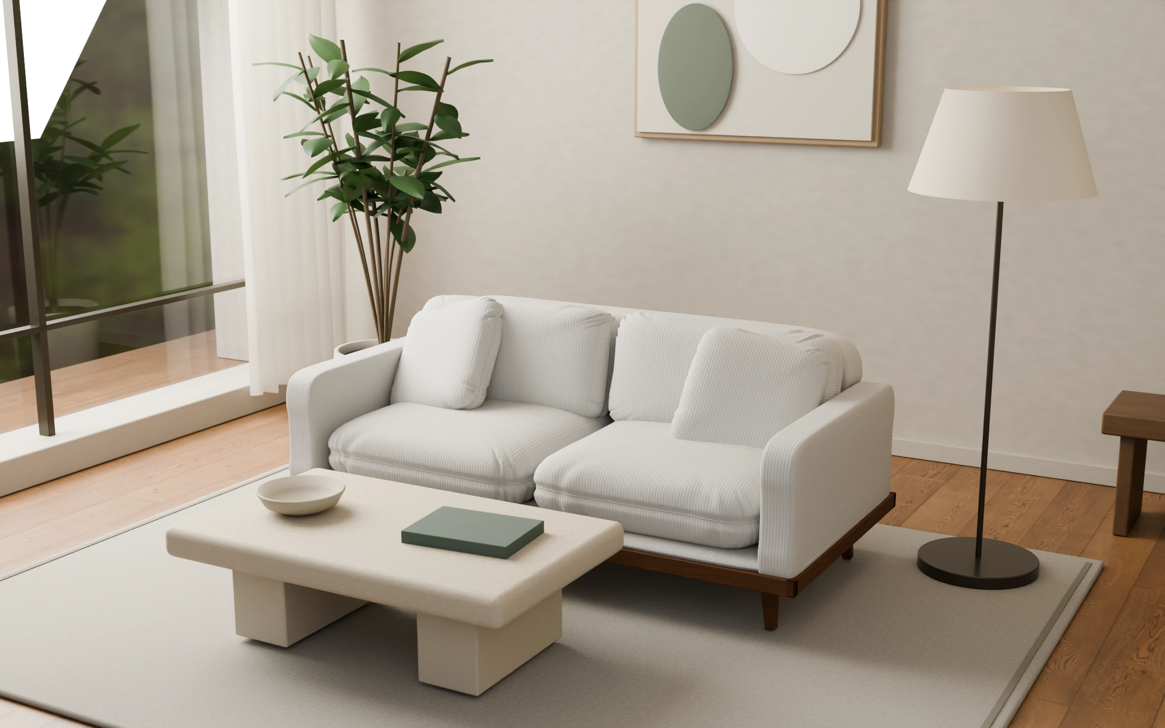 HIYORI / Film-to-Web3D Living Space の実画面